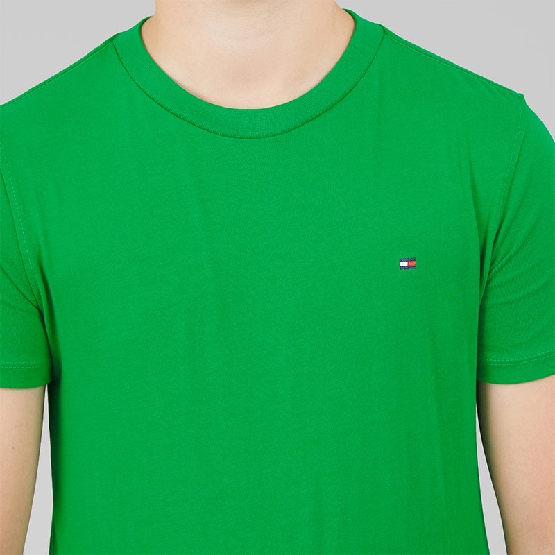 Tommy Hilfiger Boys Essential Cotton T-Shirt Radiant Green - Image 3
