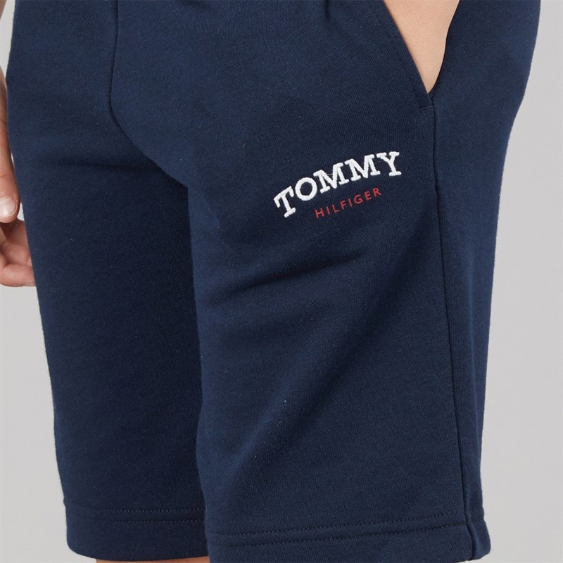 Tommy Hilfiger Boys Monotype Graphic Sweat Shorts Dark Night Navy - Image 3