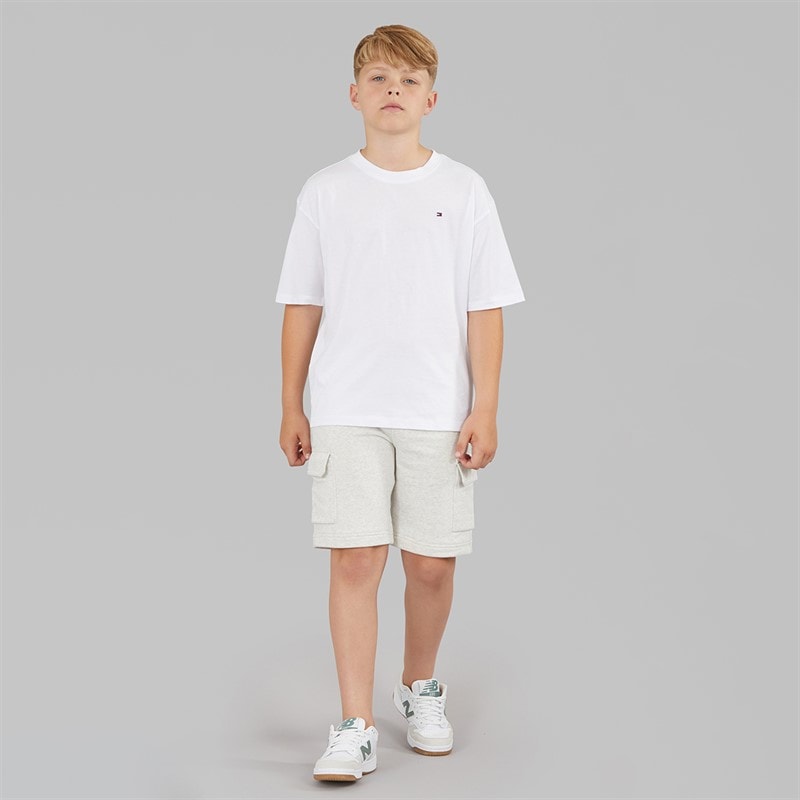 Tommy Hilfiger Boys Essential T-Shirt White - Image 4