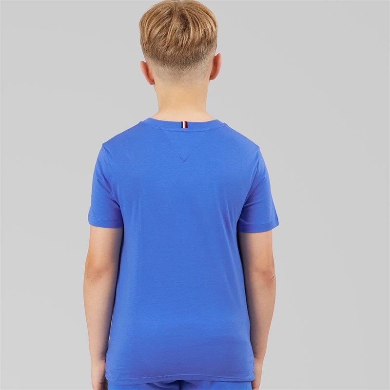 Tommy Hilfiger Boys Monogram Graphic T-Shirt Empire Blue - Image 2