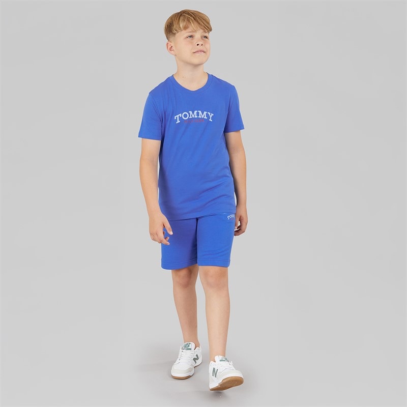 Tommy Hilfiger Boys Monogram Graphic T-Shirt Empire Blue - Image 3