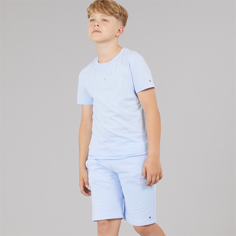 Tommy Hilfiger Boys Essential T-Shirt And Shorts Set Sweet Blue