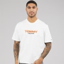Tommy Hilfiger Mens 90s TJ Block T-Shirt Ecru