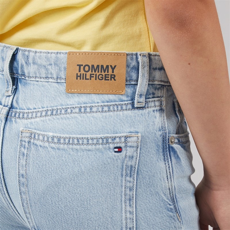 Tommy Hilfiger Girls Flare Jeans Light Used - Image 3