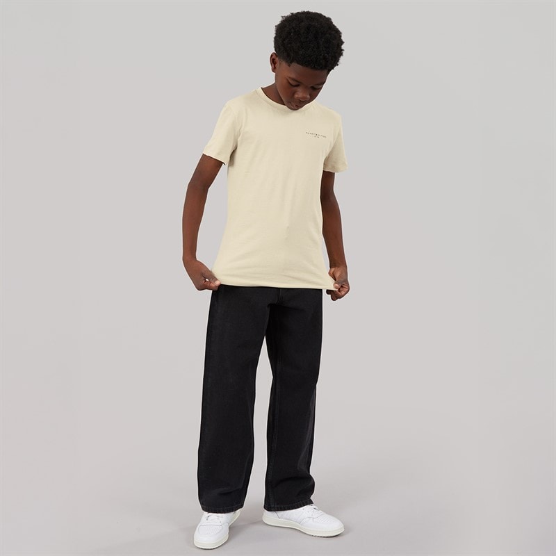Tommy Hilfiger Kids Mini Corp T-Shirt Classic Beige - Image 4