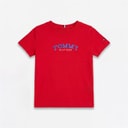 Tommy Hilfiger Boys Monogram Graphic T-Shirt Rapid Red