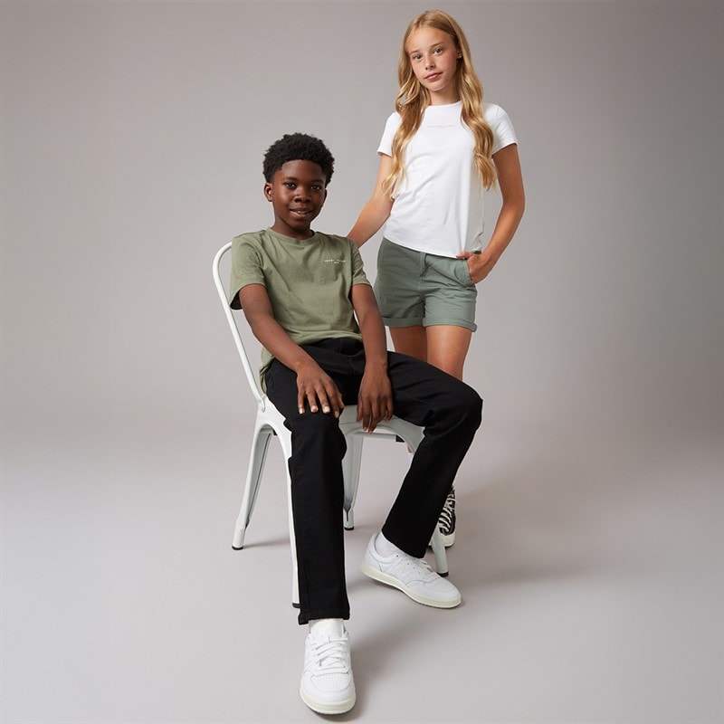 Tommy Hilfiger Boys Mini Corp T-Shirt Battle Green - Image 5