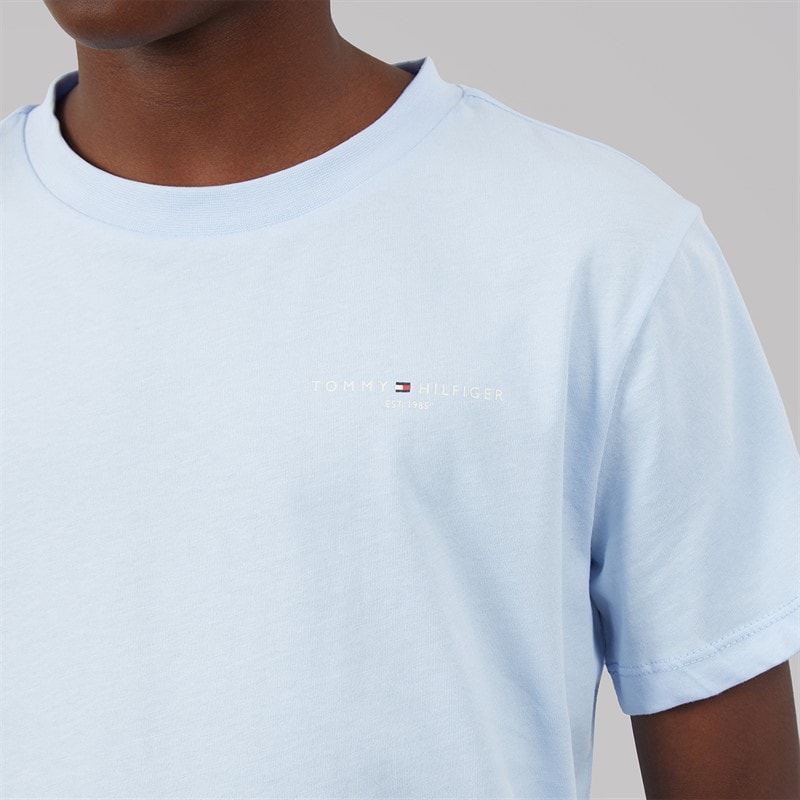 Tommy Hilfiger Kids Mini Corp T-Shirt Sweet Blue - Image 3