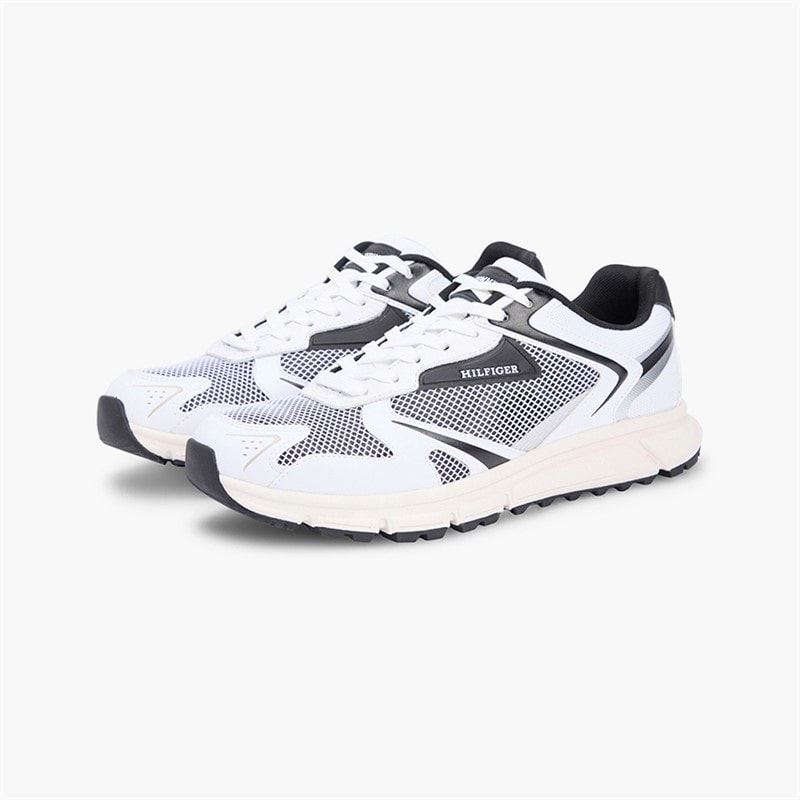 Tommy Hilfiger Mens Yukon Mix Trainers Black - Image 2