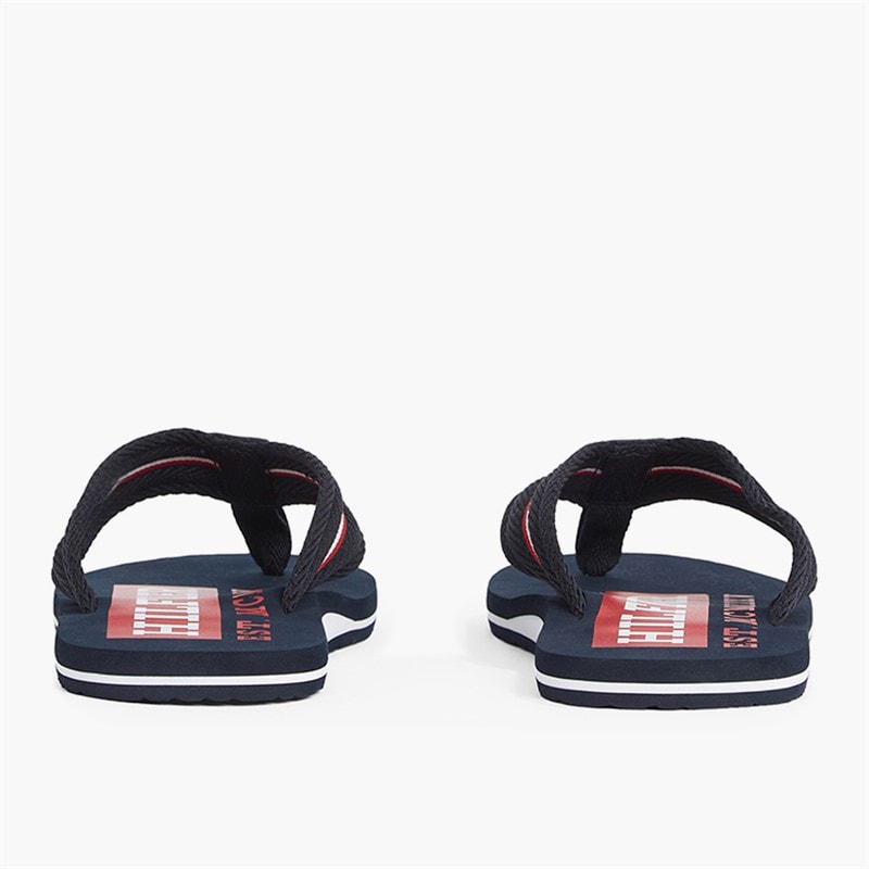 Tommy Hilfiger Mens Corporate Flip Flops Desert Sky - Image 4