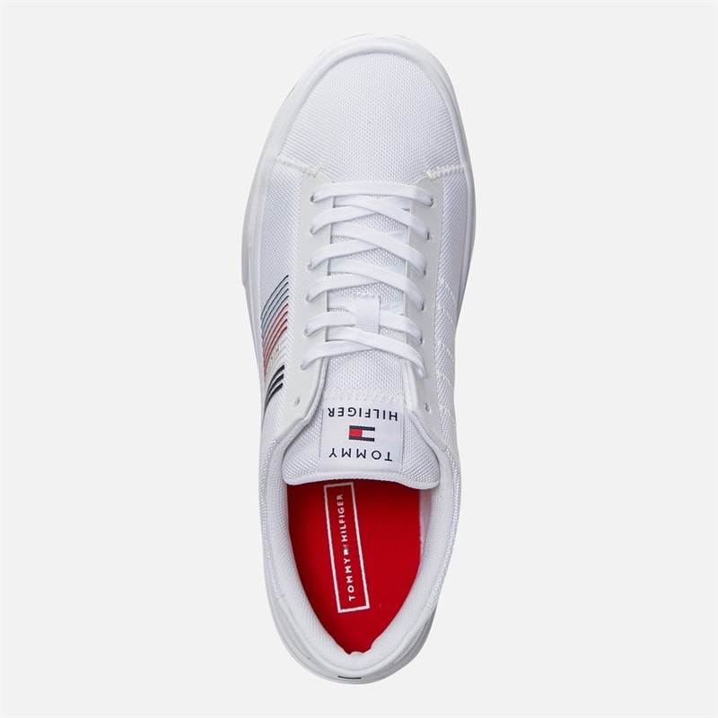 Tommy Hilfiger Mens Lightweight Trainers White - Image 4