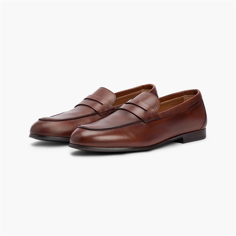 Tommy Hilfiger Mens Flexible Slim Loafers Ginger Clay - Image 2