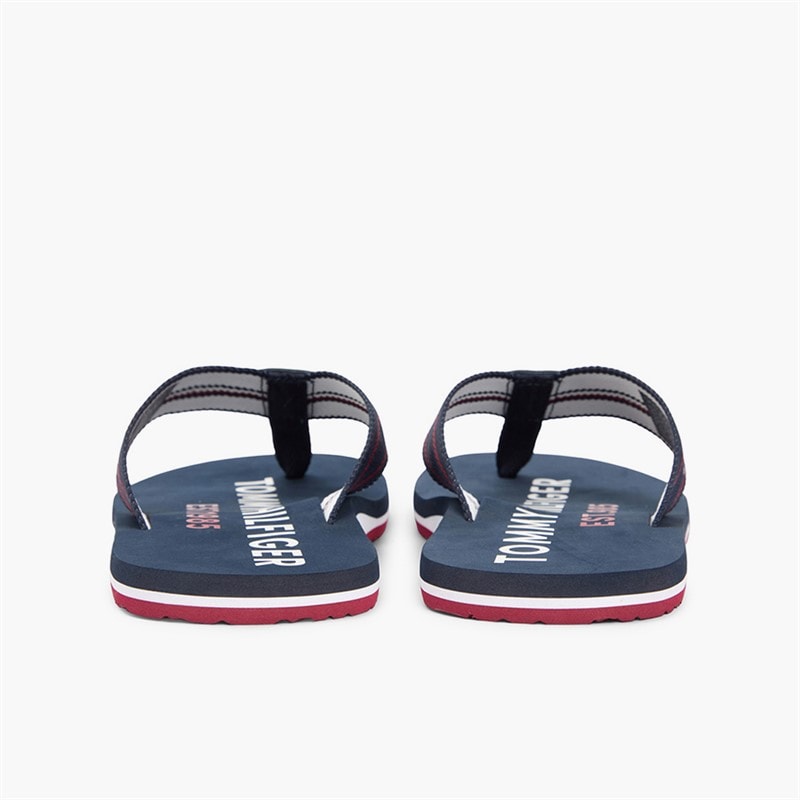 Tommy Hilfiger Mens Sporty Flip Flops Desert Sky - Image 3