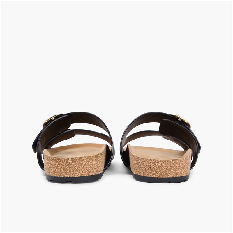 Tommy Hilfiger Womens Classic Dual Strap Sandals Black - Image 3