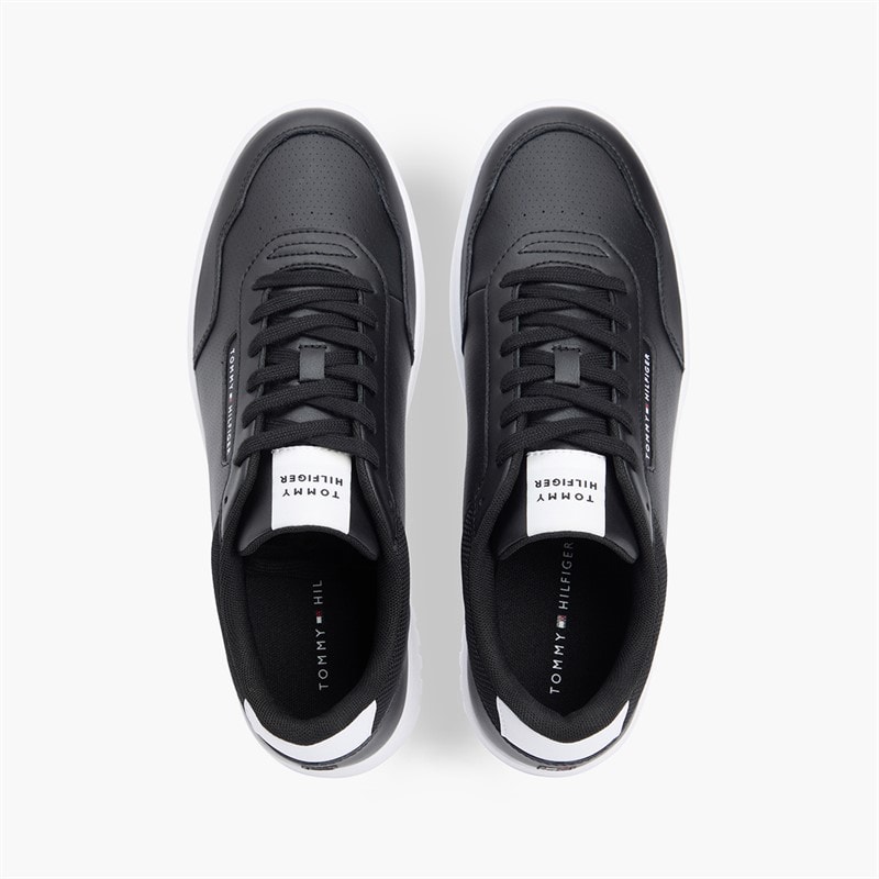 Tommy Hilfiger Mens Basket Core Lite Trainers Black - Image 4