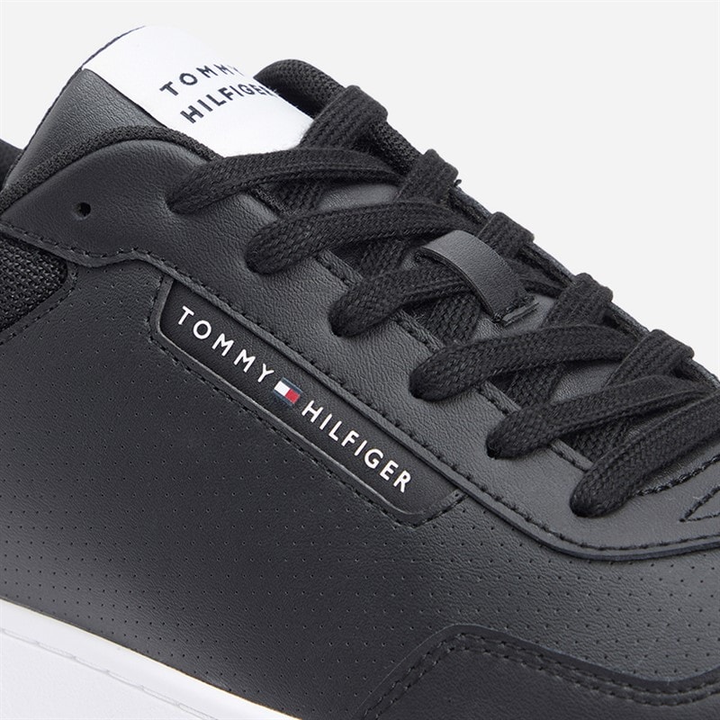 Tommy Hilfiger Mens Basket Core Lite Trainers Black - Image 5