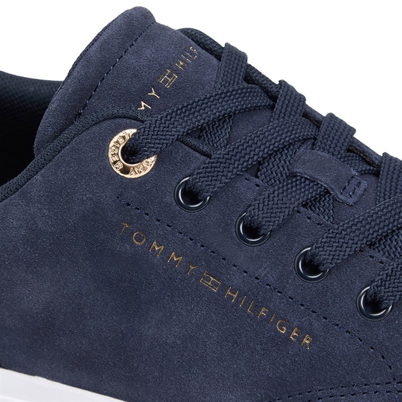 Tommy Hilfiger Womens Feminine Cupsole Trainers Space Blue - Image 5
