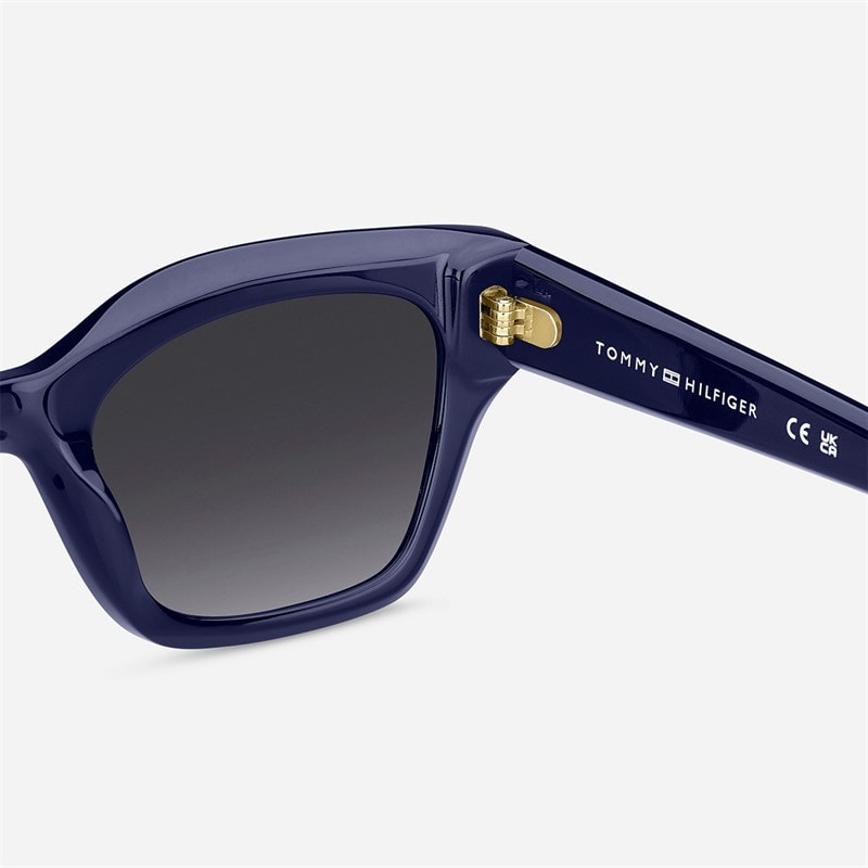 Tommy Hilfiger Womens Square Sunglasses Blue - Image 5