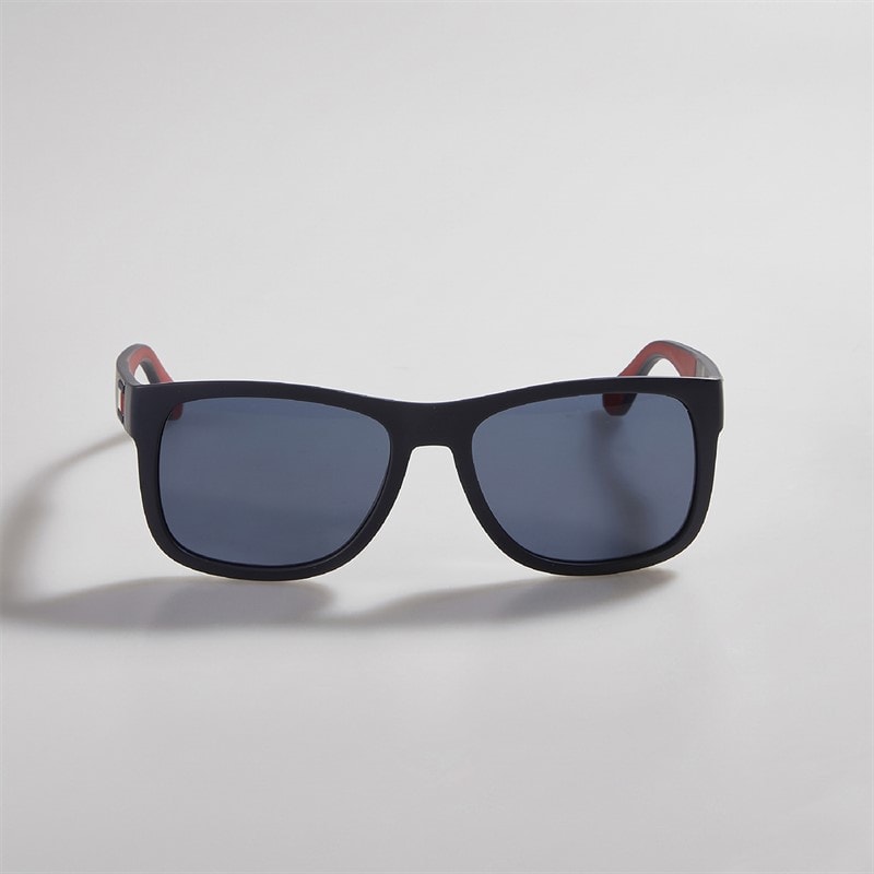 Tommy Hilfiger Mens Rectangular Sunglasses Blue/Red Blue Red - Image 2