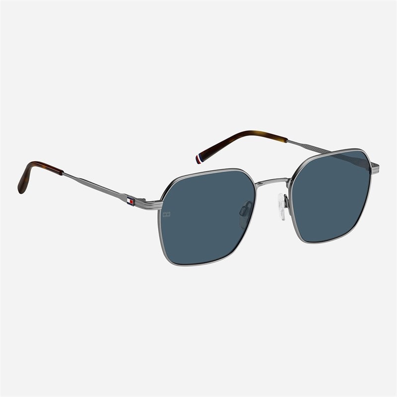 Tommy Hilfiger Mens Geometrical Sunglasses Matte Ruthenium - Image 3