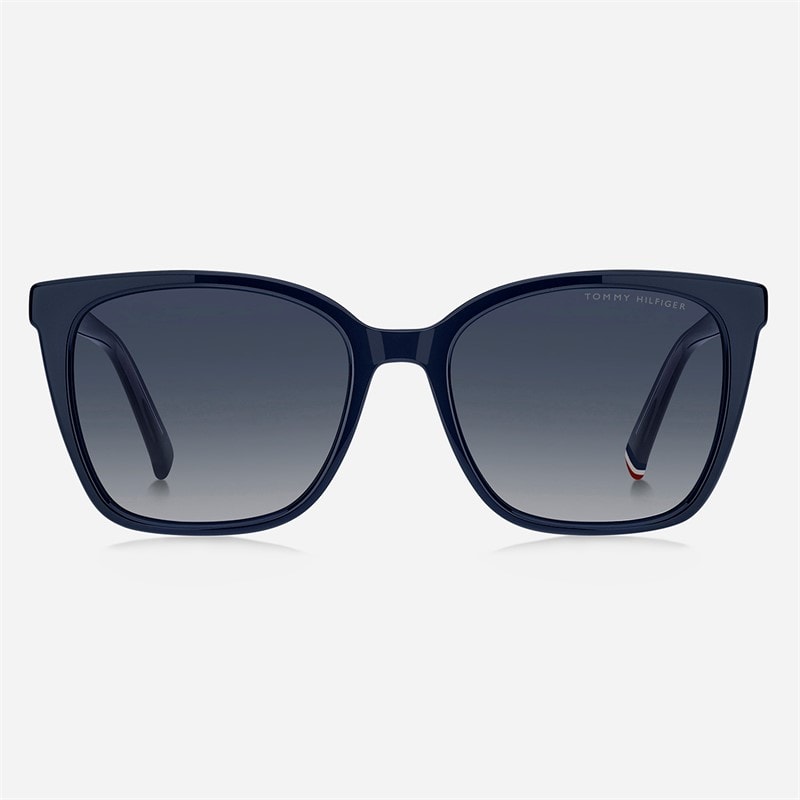 Tommy Hilfiger Womens Rectangular Sunglasses Blue - Image 2