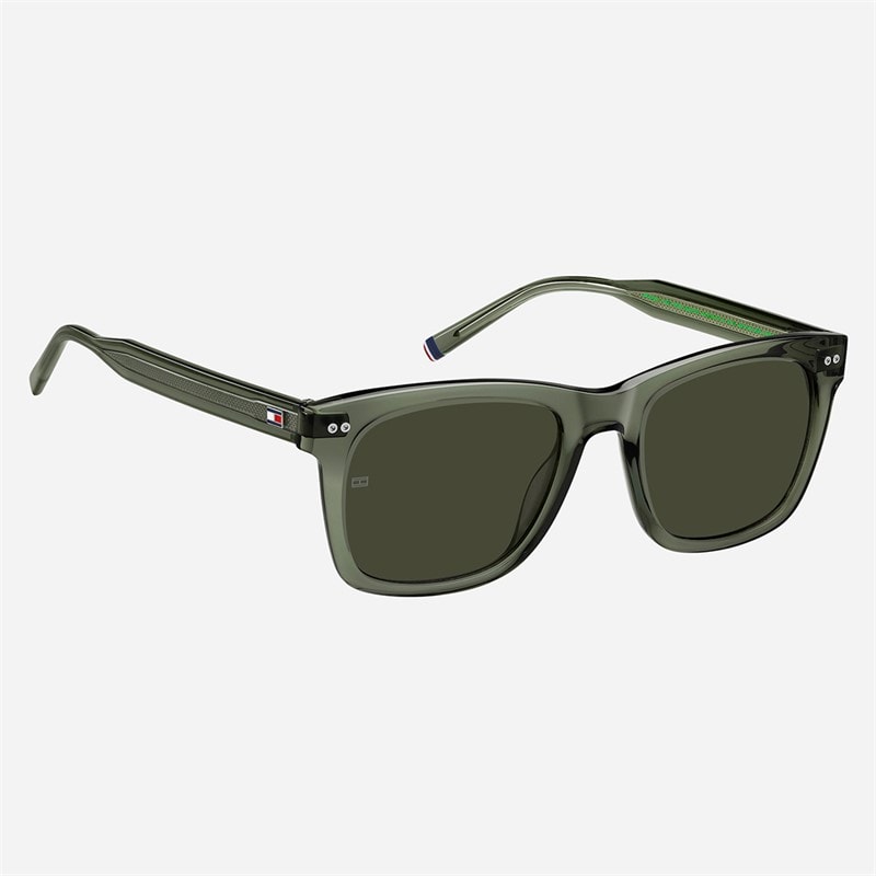 Tommy Hilfiger Mens Rectangular Sunglasses Green - Image 3