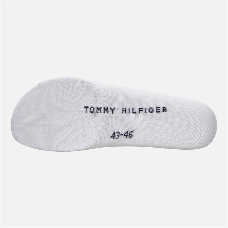 Tommy Hilfiger Mens Four Pack Quarter Socks White - Image 3