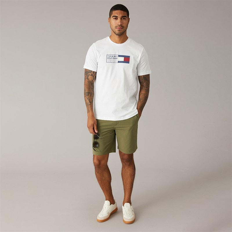 Tommy Hilfiger Mens Dover 8 All Day Shorts Dark Artichoke - Image 4
