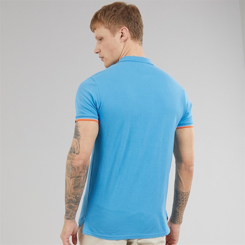 Tokyo Laundry Mens Sporty Polo Shirt Blue - Image 2