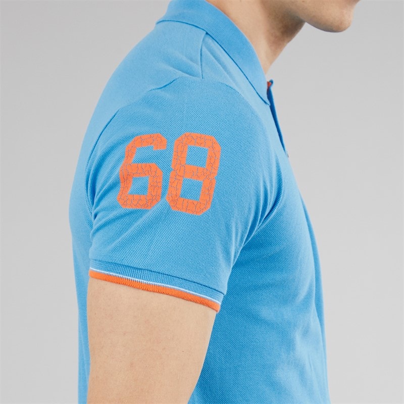 Tokyo Laundry Mens Sporty Polo Shirt Blue - Image 5