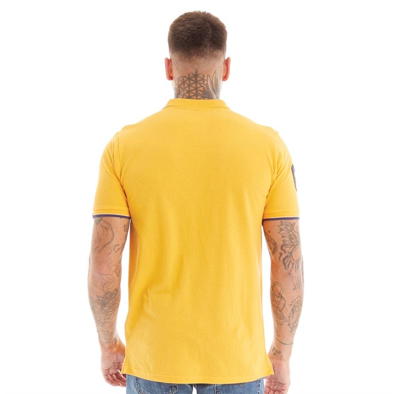 Tokyo Laundry Mens Sporty Polo Shirt Gold - Image 2