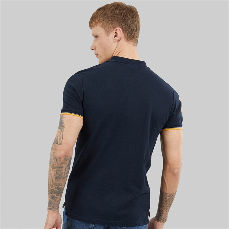 Tokyo Laundry Mens Sporty Polo Shirt Navy - Image 2