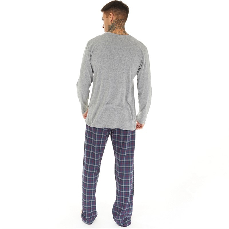 Tokyo Laundry Mens Glencoe Loungewear Set Grey - Image 2