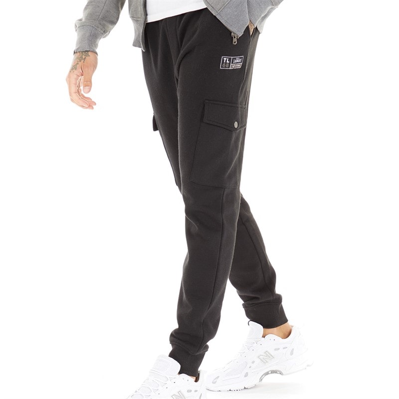 Tokyo Laundry Mens Phantom Joggers Black - Image 1
