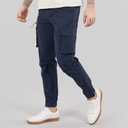 Tokyo Laundry Mens Costello Cargo Pants Navy