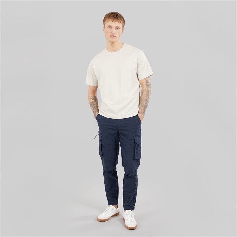 Tokyo Laundry Mens Costello Cargo Pants Navy - Image 4