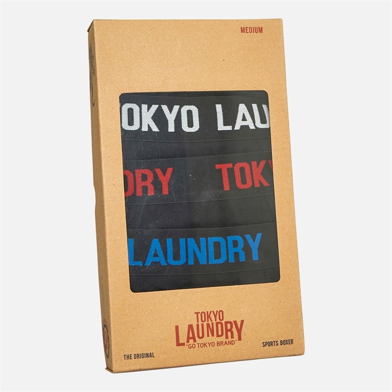 Tokyo Laundry Mens Tona Five Pack Boxers Black - Image 2