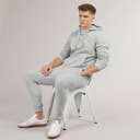 Tokyo Laundry Mens Throne Tracksuit Light Grey Marl