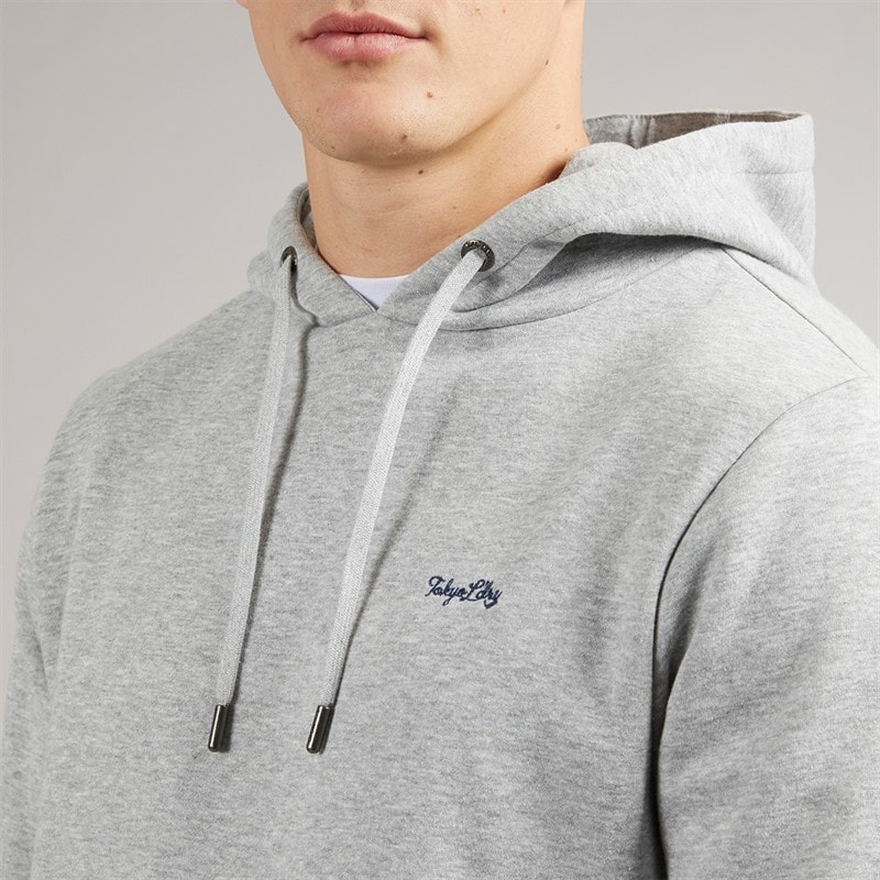 Tokyo Laundry Mens Throne Tracksuit Light Grey Marl - Image 3