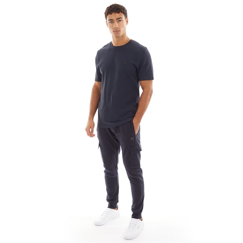 Tokyo Laundry Mens Veyle Joggers Navy - Image 4