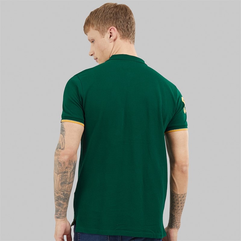 Tokyo Laundry Mens Sporty Polo Shirt Rainforest - Image 2