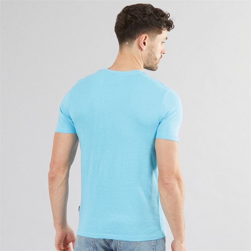 Tokyo Laundry Mens Argyle T-Shirt Blue - Image 2