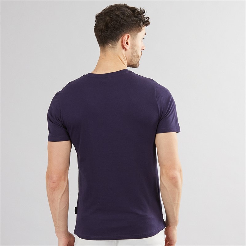Tokyo Laundry Mens Bruton T-Shirt Navy - Image 2