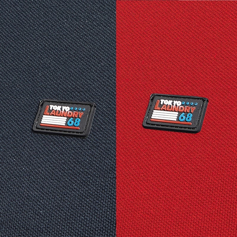 Tokyo Laundry Mens Lauda Two Pack Polo Shirts Sky Captain Navy/Barbados Cherry Red - Image 3