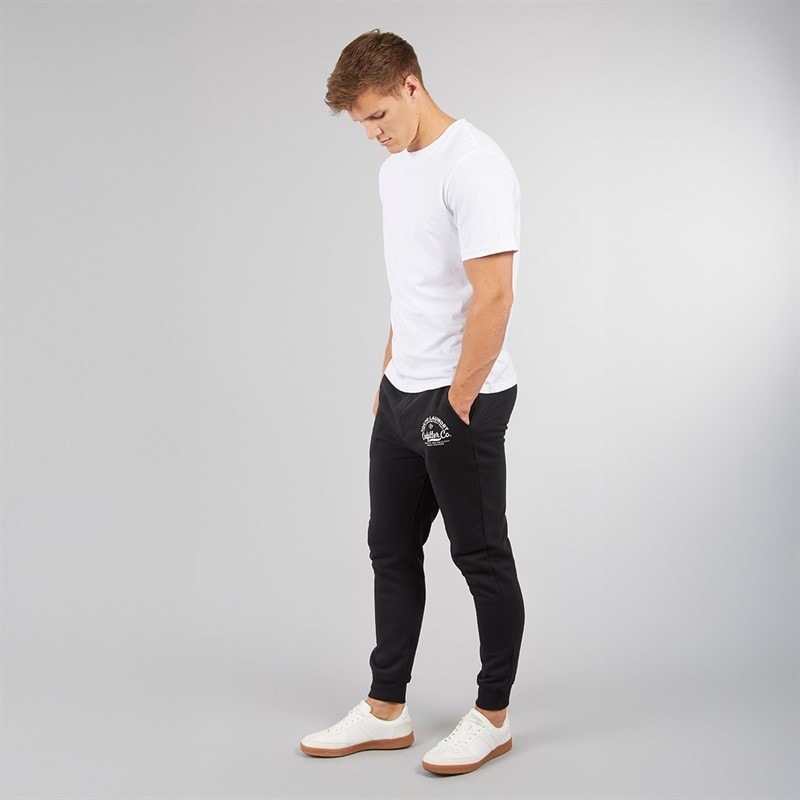 Tokyo Laundry Mens Coppice Joggers Black - Image 4