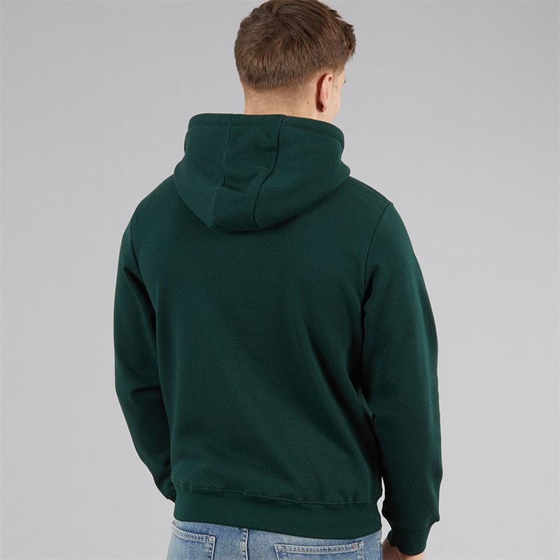 Tokyo Laundry Mens Ripon Zip Through Hoodie Green - Image 2