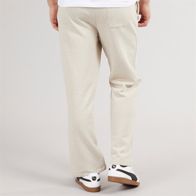Tokyo Laundry Mens Aspin Wide Leg Joggers Oatmeal Marl - Image 2
