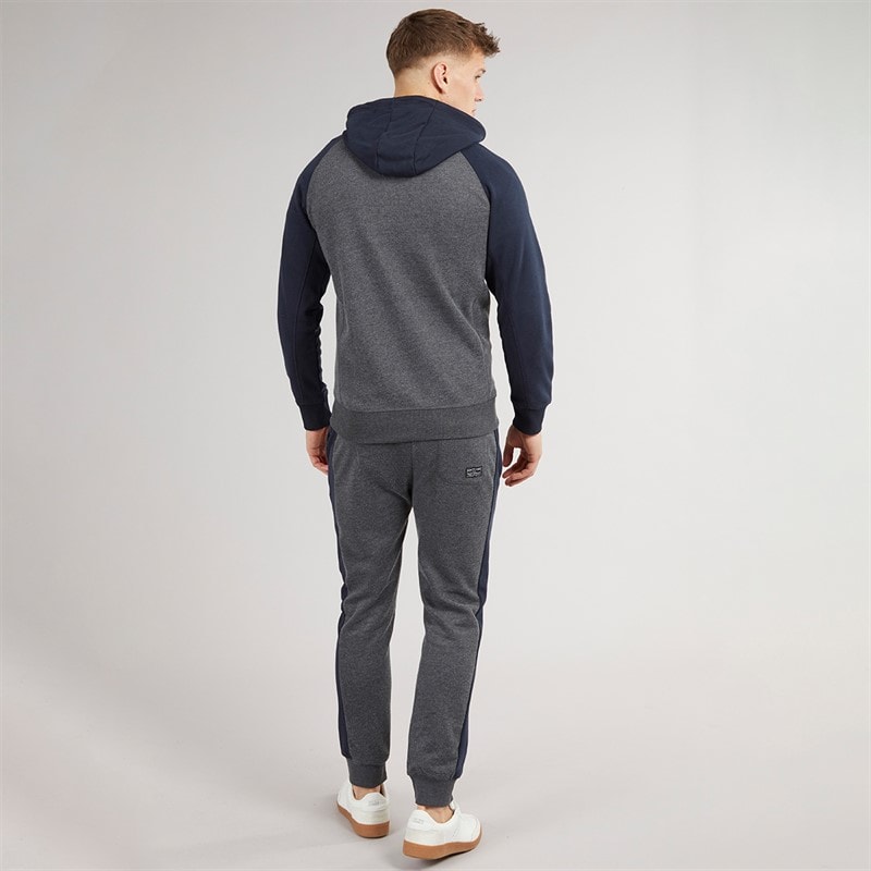 Tokyo Laundry Mens Richis Tracksuit Charcoal Marl - Image 2