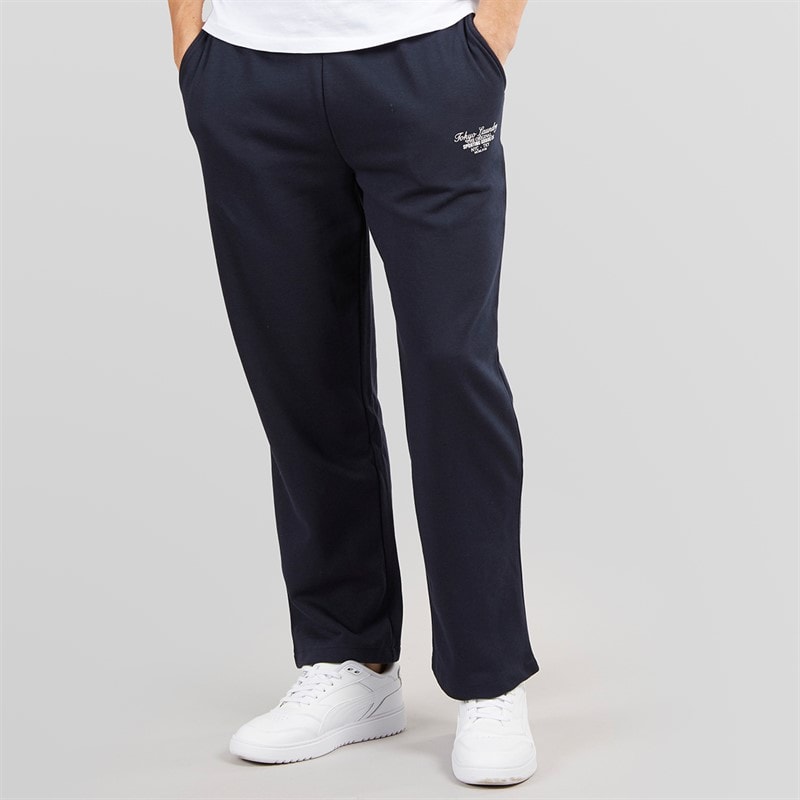 Tokyo Laundry Mens Bexli Wide Leg Joggers Navy - Image 1