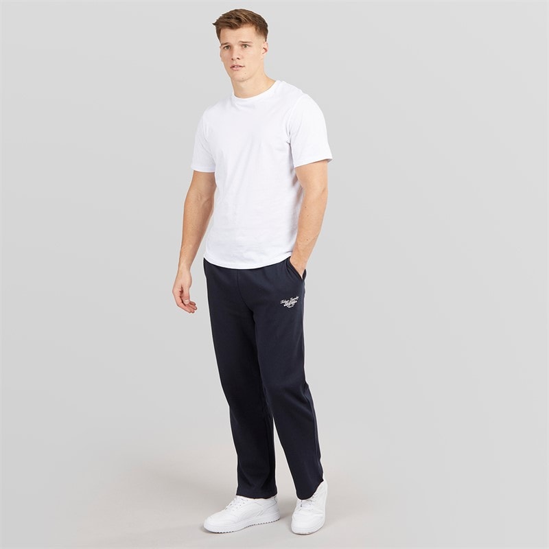 Tokyo Laundry Mens Bexli Wide Leg Joggers Navy - Image 4